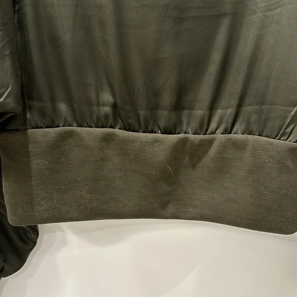 Green blouse. Express. Small - Picture 2 of 4